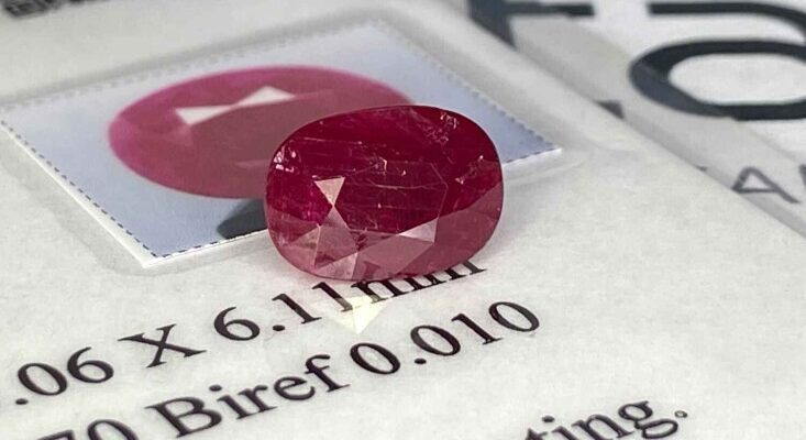 burma ruby gemstone